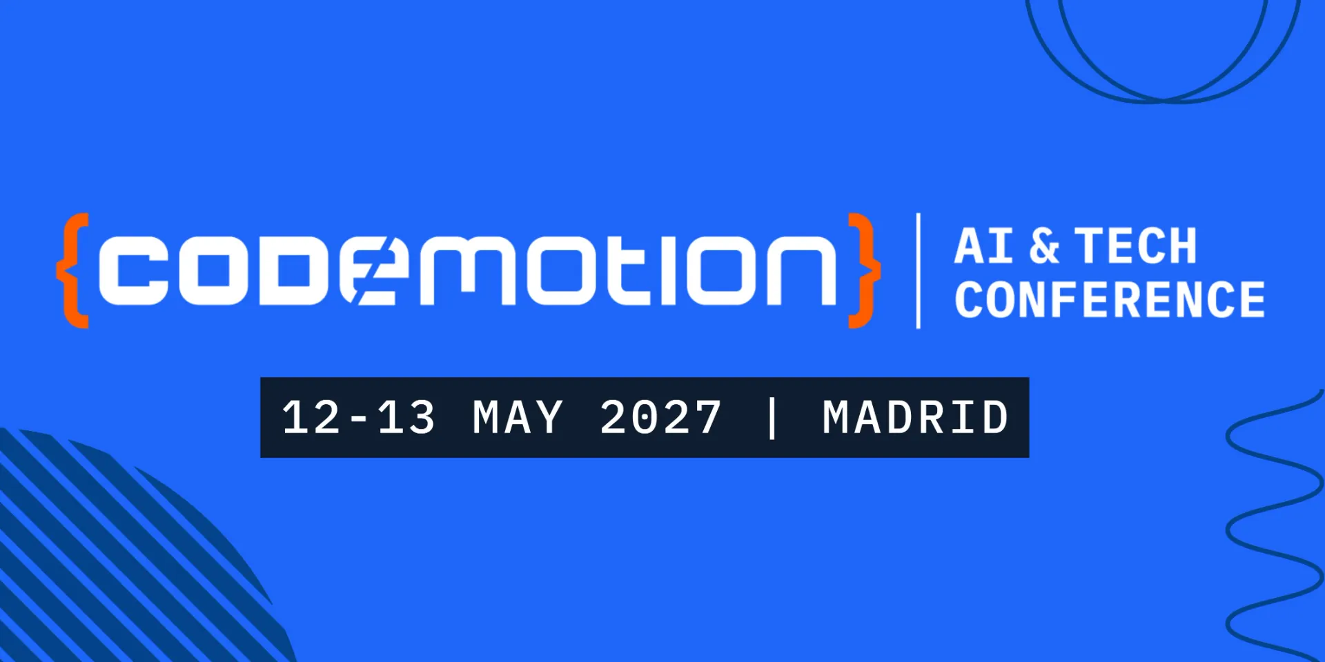 Foto de portada del evento Codemotion Madrid 2027
