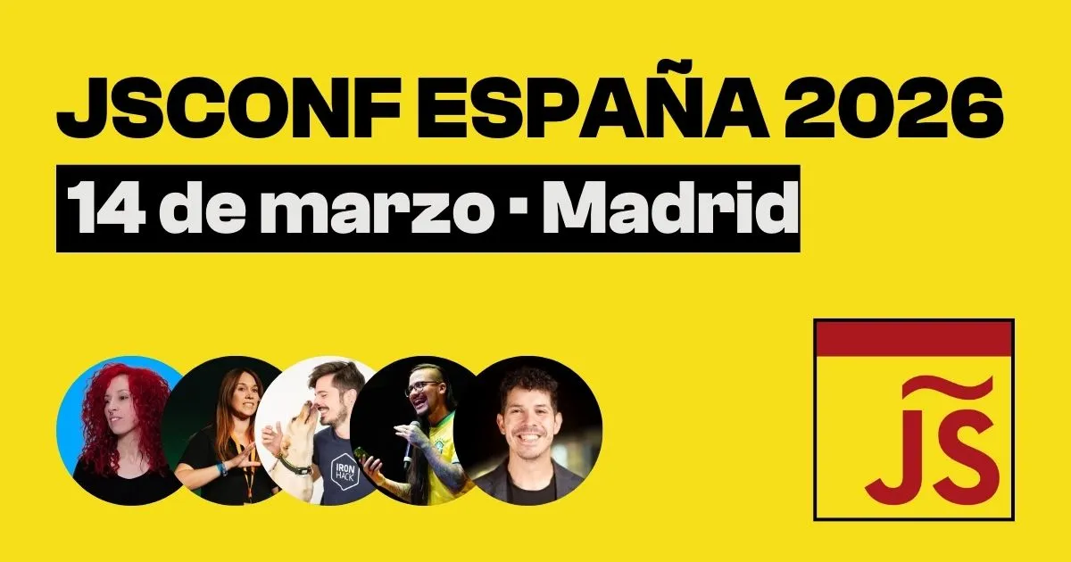 Foto de portada del evento JSConf España 2026