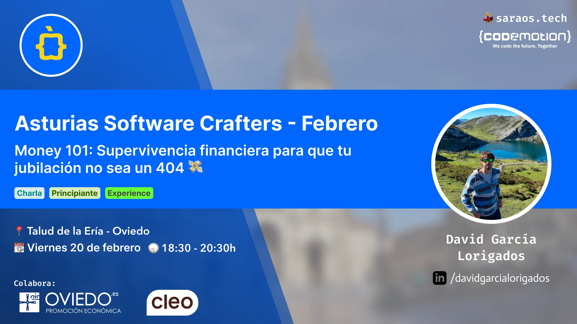 Foto de portada del evento Asturias Software Crafters – Febrero – Money 101: Supervivencia financiera para que tu jubilación no sea un 404