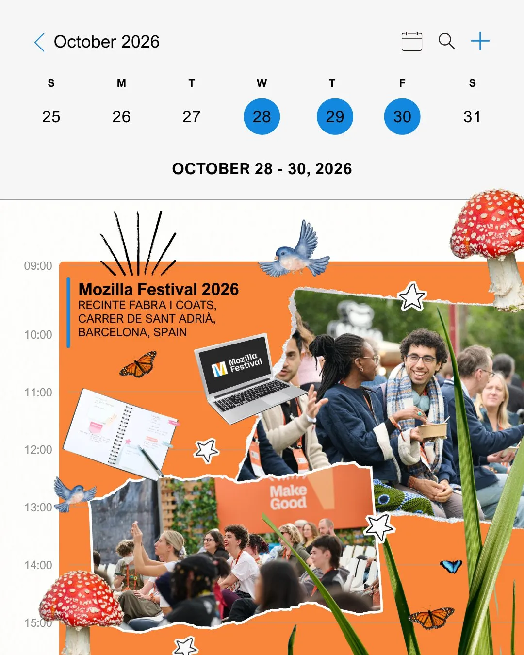 Foto de portada del evento Mozilla Festival