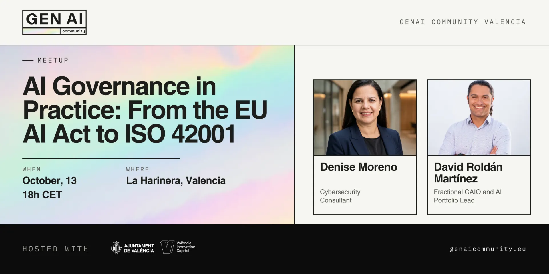 Foto de portada del evento AI Governance in Practice: From the EU AI Act to ISO 42001 · Meetup