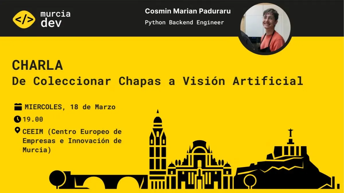 Foto de portada del evento De Coleccionar Chapas a Visión Artificial