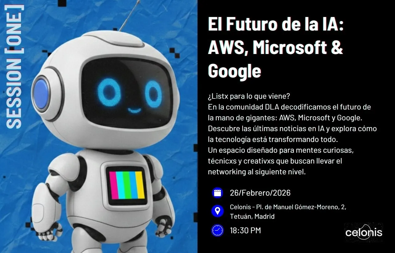 Foto de portada del evento SESSION[ONE]: El futuro de la IA