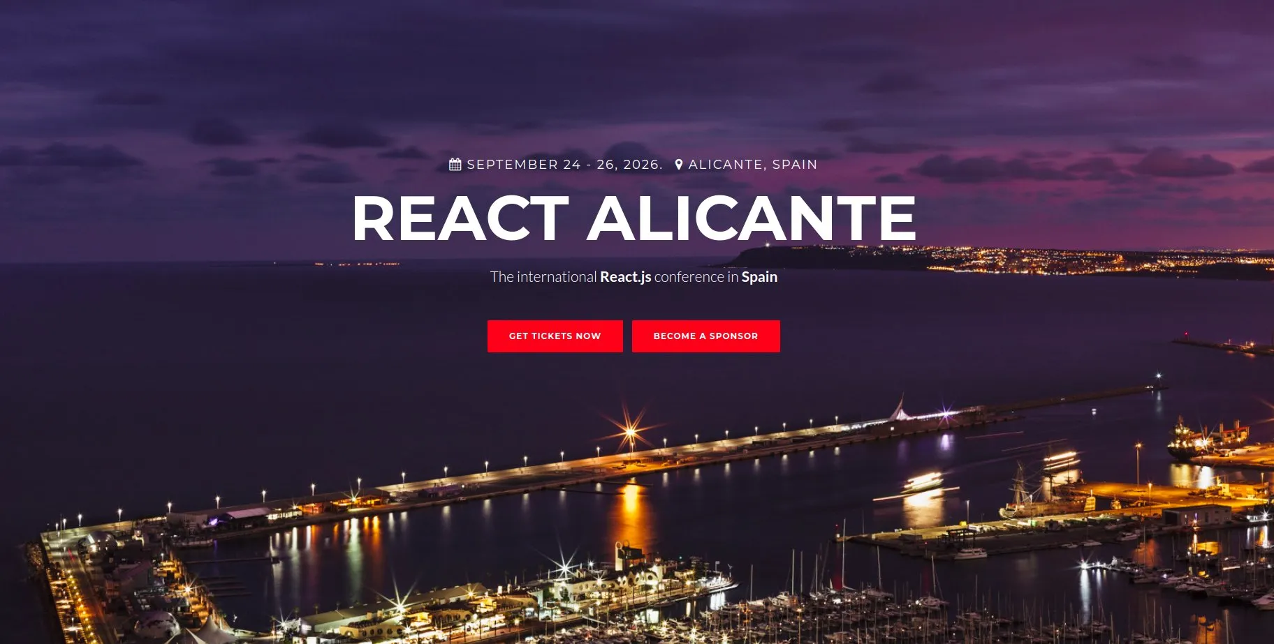 Foto de portada del evento React Alicante 2026