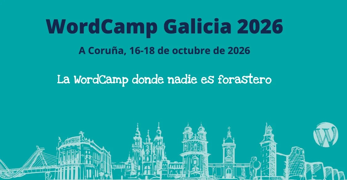 Foto de portada del evento WordCamp Galicia 2026